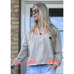 Sandy Bomber Jacket- Beige
