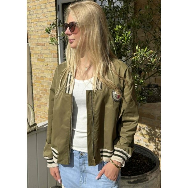 Sandy Bomber Jacket- Militare