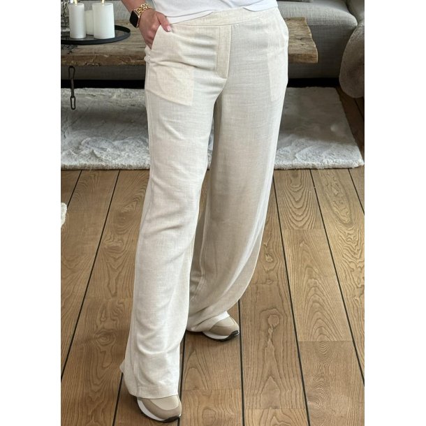 Sanne  Aline wide Pants- Sandshell