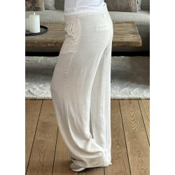 Sanne  Aline wide Pants- Sandshell