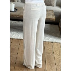Sanne  Aline wide Pants- Sandshell