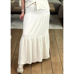 Sanne Long Layer Skirt- Sandshell