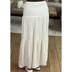 Sanne Long Layer Skirt- Sandshell