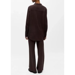 Sanne l/s Shirt- Seal brown