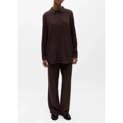 Sanne l/s Shirt- Seal brown