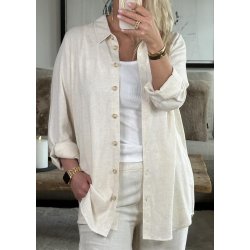 Sanne l/s Shirt- Sandshell