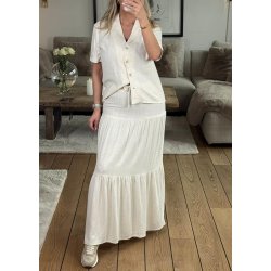 Sanne s/s Shirt- Sandshell