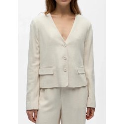 Sanne V-Neck Blazer- Sandshell