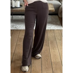 Sanne  Aline wide Pants- Seal Brown