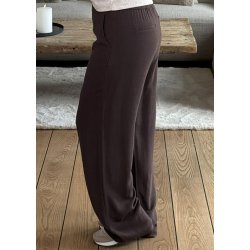 Sanne  Aline wide Pants- Seal Brown
