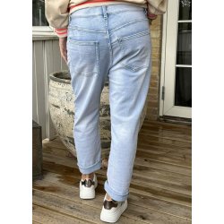 Sasha Worn Jeans- Light Blue