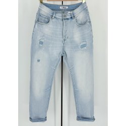Sasha Worn Jeans- Light Blue