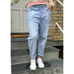 Sasha Worn Jeans- Light Blue