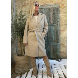 Saturn Jacket- Beige Smoke melange