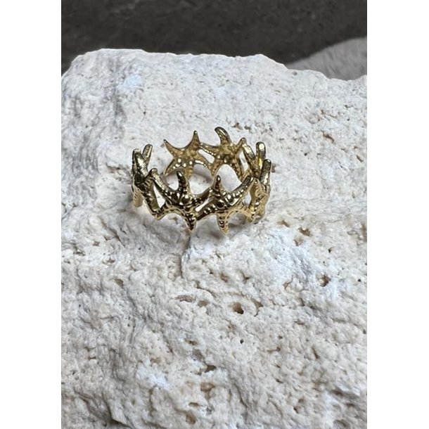 Sea star Ring- Gold