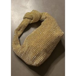 Sequin Handbag- Gold