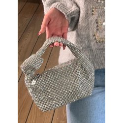 Sequin Handbag- New silver
