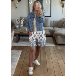 Shorts With Stone 55272-  Blue