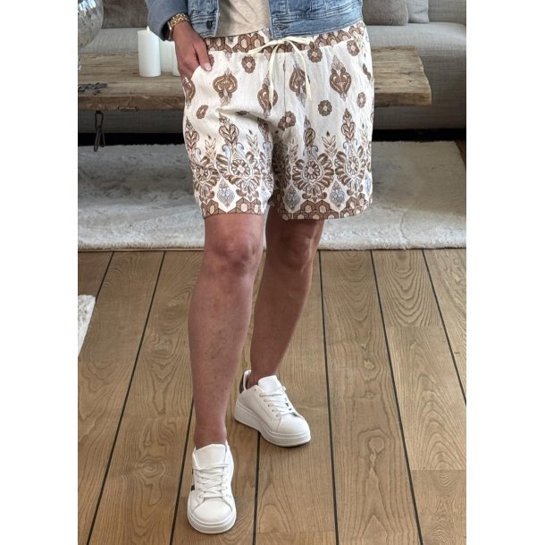 Shorts With Stone 55272-  Brown