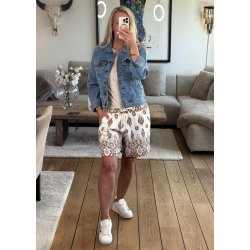 Shorts With Stone 55272-  Brown