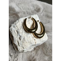 Small Hola Hoop 40x30mm - Gold