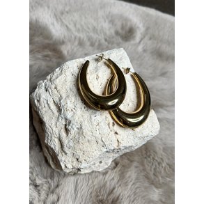 Small Hola Hoop 40x30mm - Gold