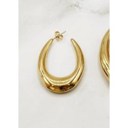 Small Hola Hoop 40x30mm - Gold