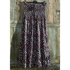 Small Flower Skirt Dress- Marine