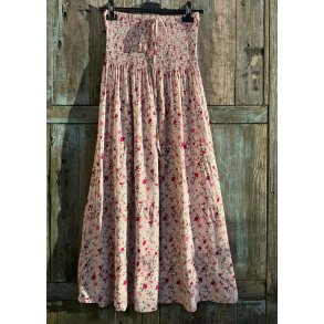 Small Flower Skirt Dress-  Rose