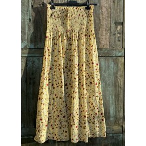 Small Flower Skirt Dress- Yellow