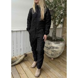 Sorita Quilted Jumpsuit - Black