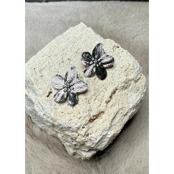 Silver Bloom Earring