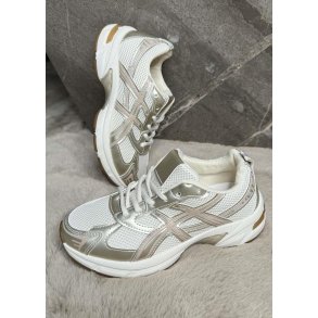 Spring Trainers- Beige/gold