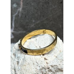 Stone Bracelet Black- Gold