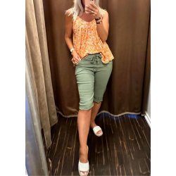 Stretchy Capri Pants- Khaki