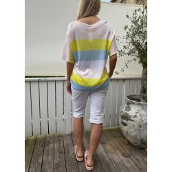 Stretchy Capri Pants- white