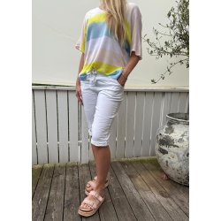 Stretchy Capri Pants- white