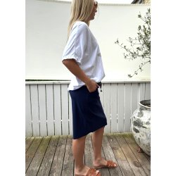 Stretchy Skirt- Navy