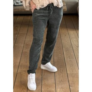 Stretchy Velvet Pants- Khaki