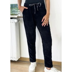 Stretchy Velvet Pants- Black PRE-ORDRE