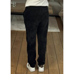 Stretchy Velvet Pants- Black 