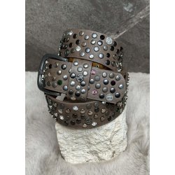 Studded Belt Sa150- Taupe