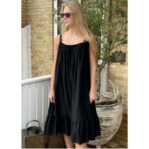 Summer Strap Dress- Black