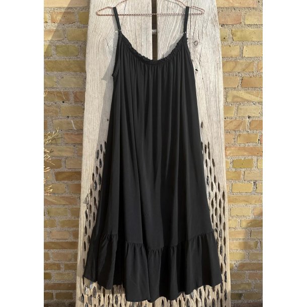Summer Strap Dress- Black