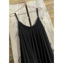 Summer Strap Dress- Black