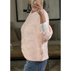 Sun Love Mohair Pullover- Rose