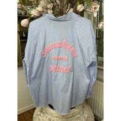Sunshine On My Mind Shirt- Blue str