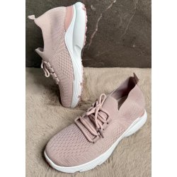 Suredelle Stretchy Sneakers-Rose