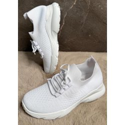 Suredelle Stretchy Sneakers- White
