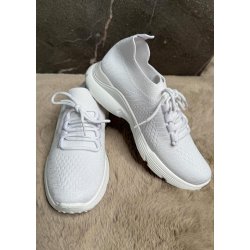 Suredelle Stretchy Sneakers- White